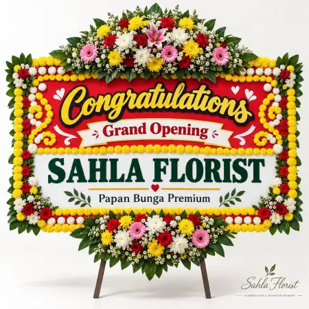 Papan Bunga Ucapan Selamat Grand Heaven Jakarta