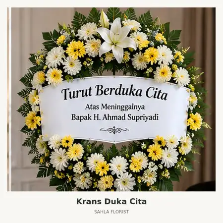 Krans Bunga Duka Grand Heaven Jakarta